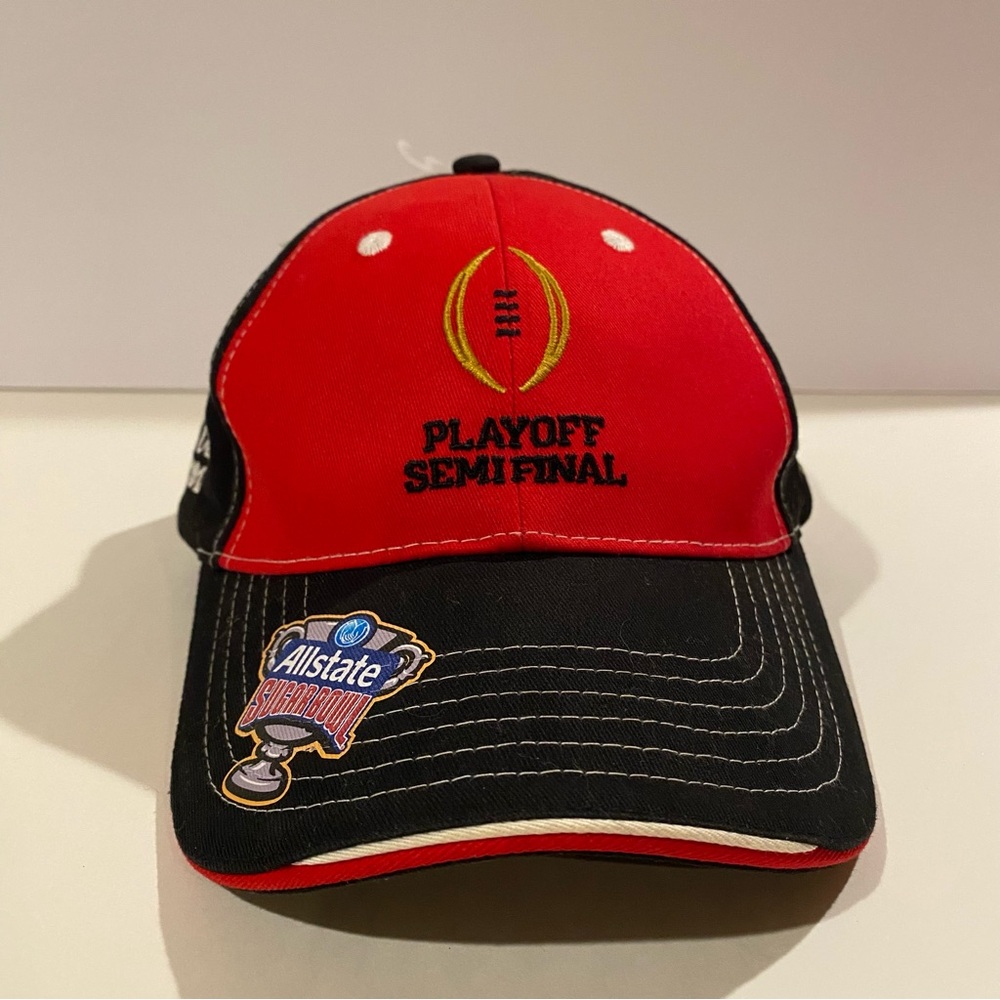 Ohio State Play Off Semifinal Cap Mens One Size Black Red New Orleans 2015 New